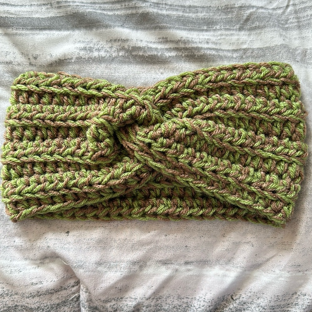 Crochet Twist Ribbed Headband ear warmer, Chunky, Holiday gift